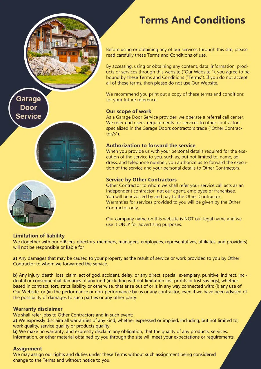 Elite Garage Door Service Nutley, NJ 862-283-0904 - terms6